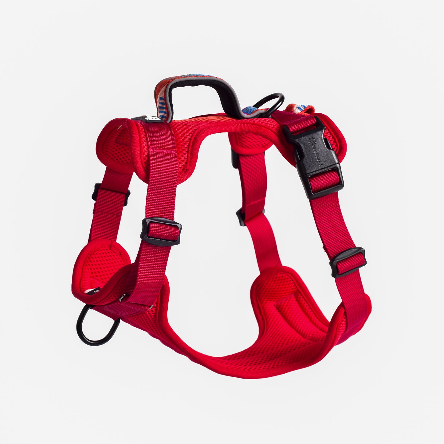 Adventure 2-in-1 safety harness - padded, red