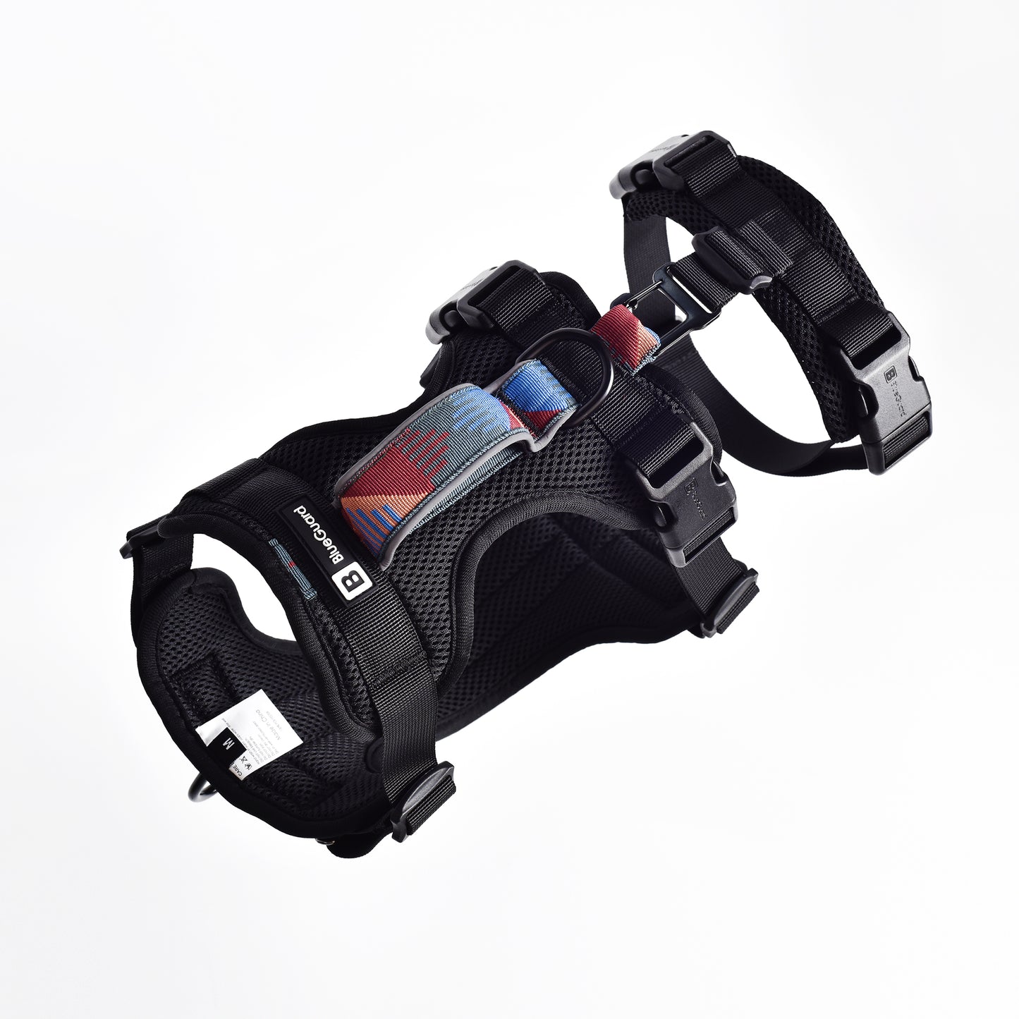 Adventure 2-in-1 safety harness - padded, black