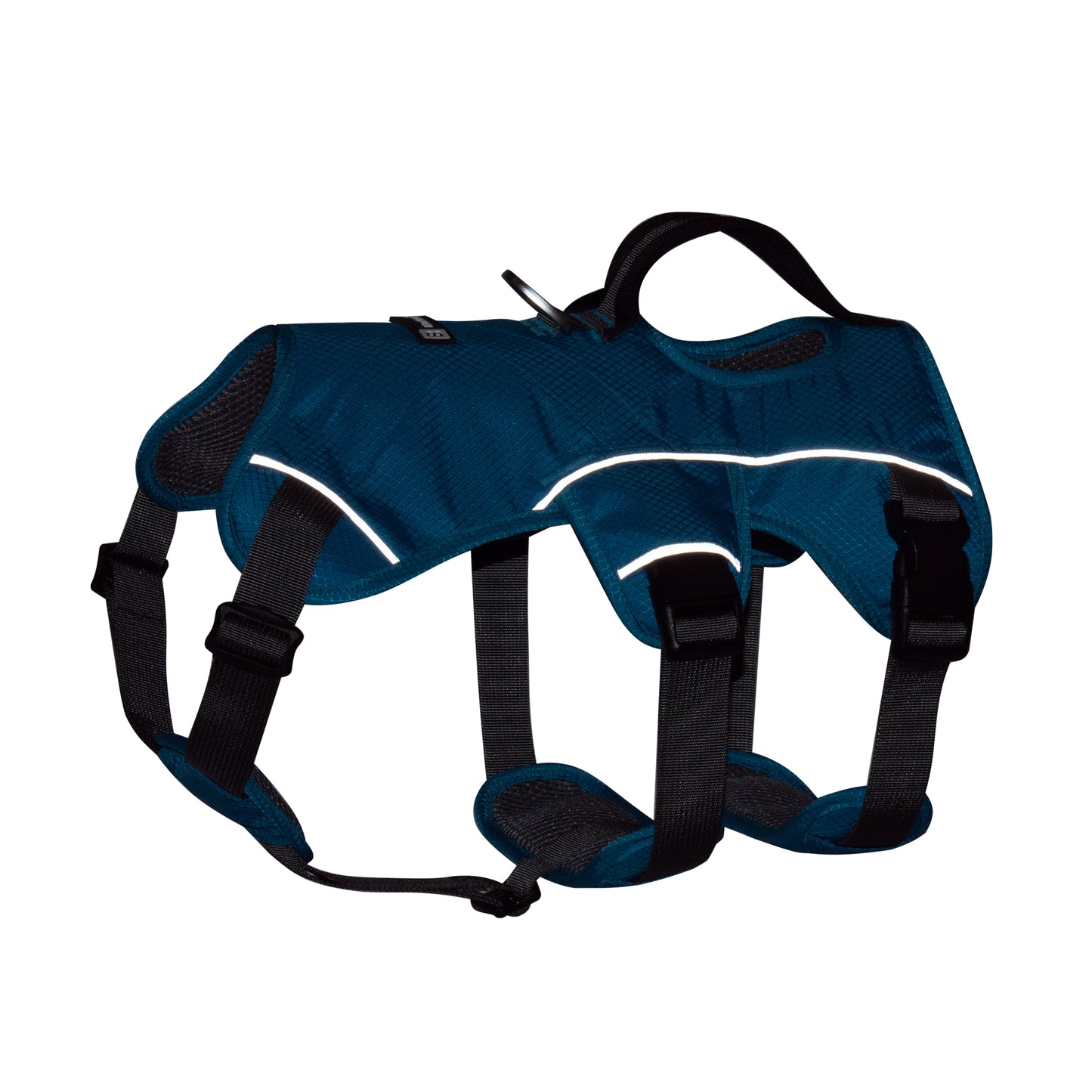 Safe & Soft safety harness - padded, blue