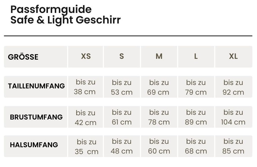 Safe & Light Sicherheitsgeschirr - rot