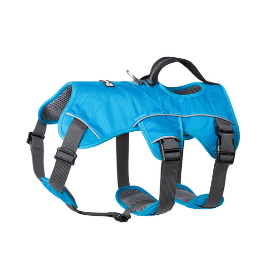 Safe &amp; Soft safety harness - padded, blue