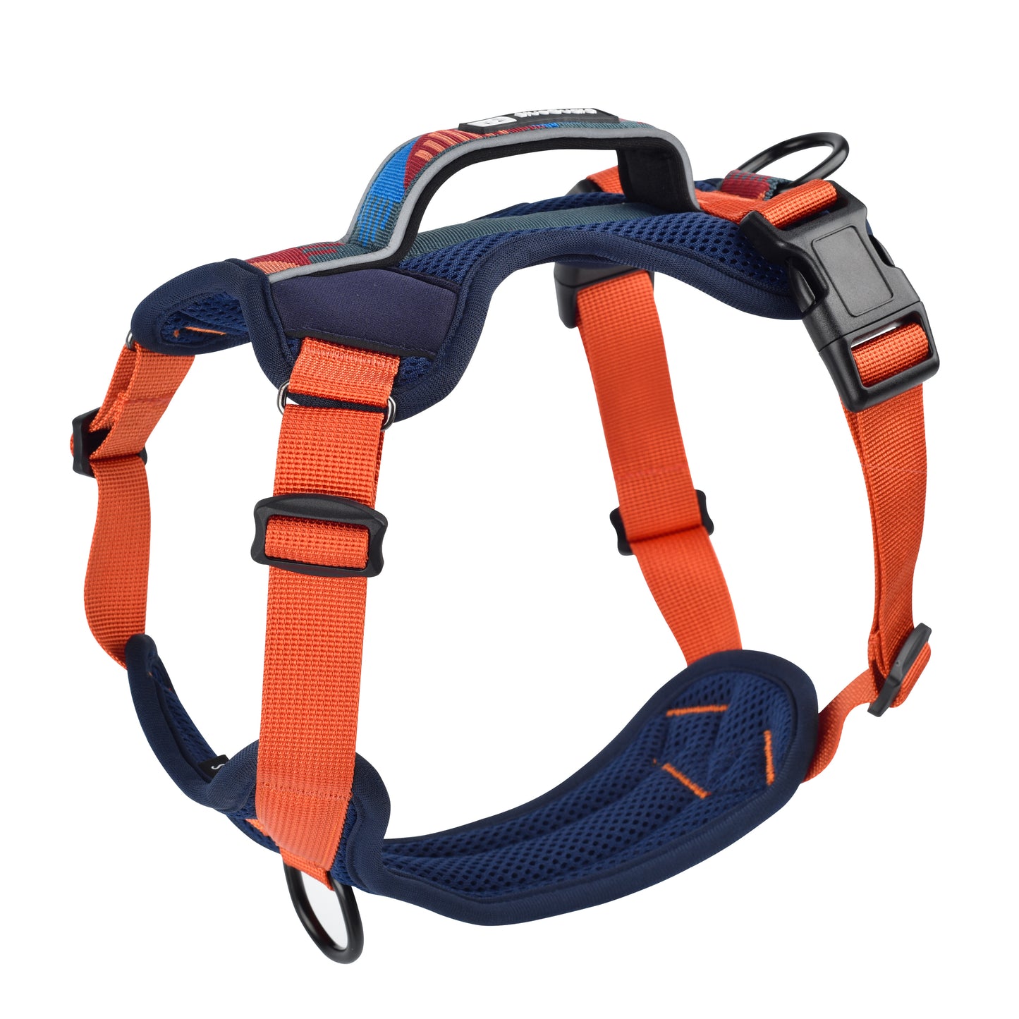 Explorer chest harness - padded, blue