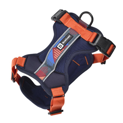 Explorer chest harness - padded, blue