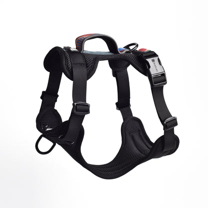 Adventure 2-in-1 safety harness - padded, black