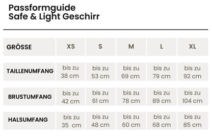 Safe & Light Sicherheitsgeschirr - rot